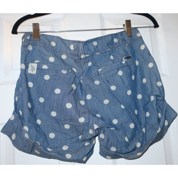 Blue Polka Dot Shorts - Picture 2 of 2